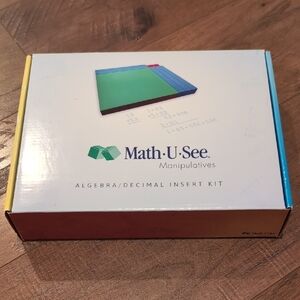 Math U See Manipulatives Algebra/Decimal Insert Kit
